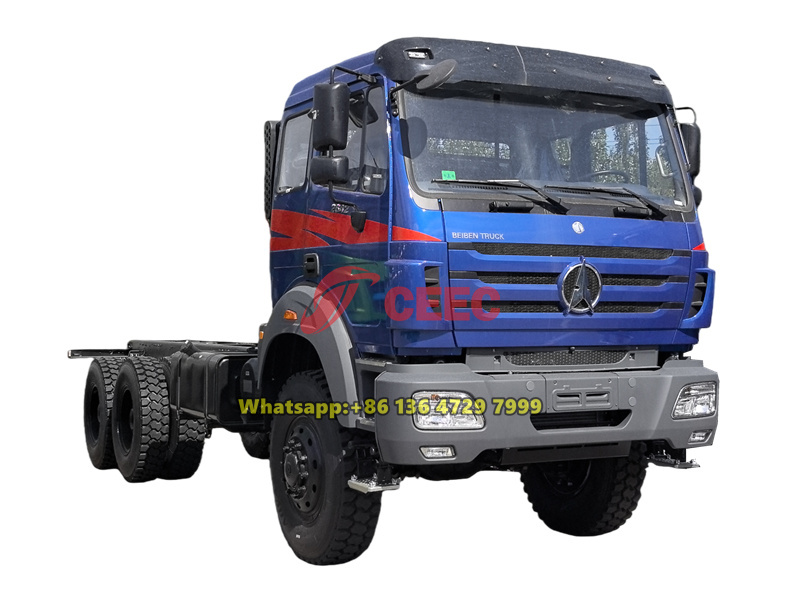 Beiben 6&times;6 420HP heavy chassis