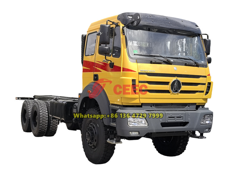Beiben 6&times;6 420HP cargo chassis