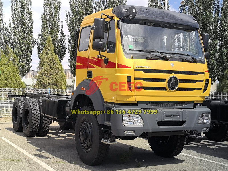 Beiben 6&times;6 off-road rigid chassis