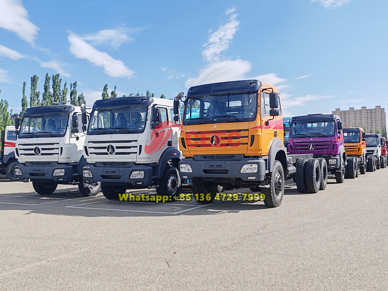 Beiben 6&times;6 all wheel dirve vehicles