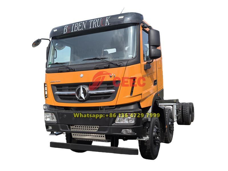 Beiben 8&times;4 mining dump truck chassis