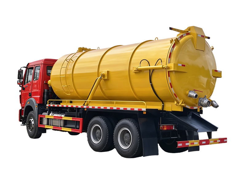 Beiben 6&times;4 heavy vacuum sewage truck