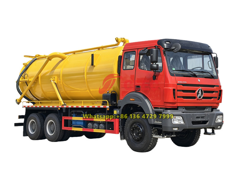 Beiben 6&times;4 vacuum tank truck
