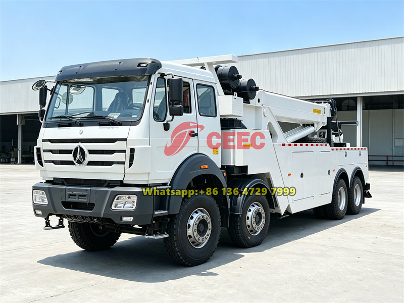 Beiben 8&times;4 heavy rotator wrecker truck