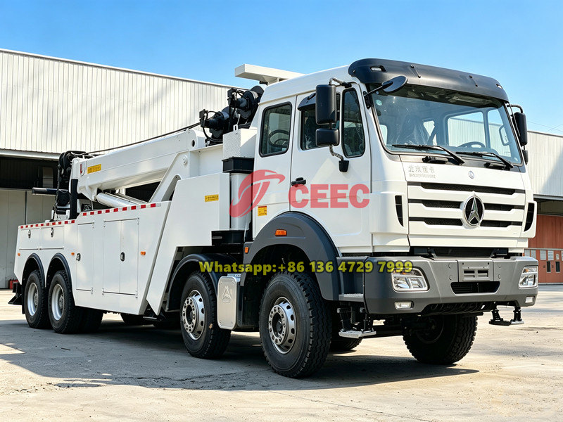 Beiben 8&times;4 heavy rotator rescue truck