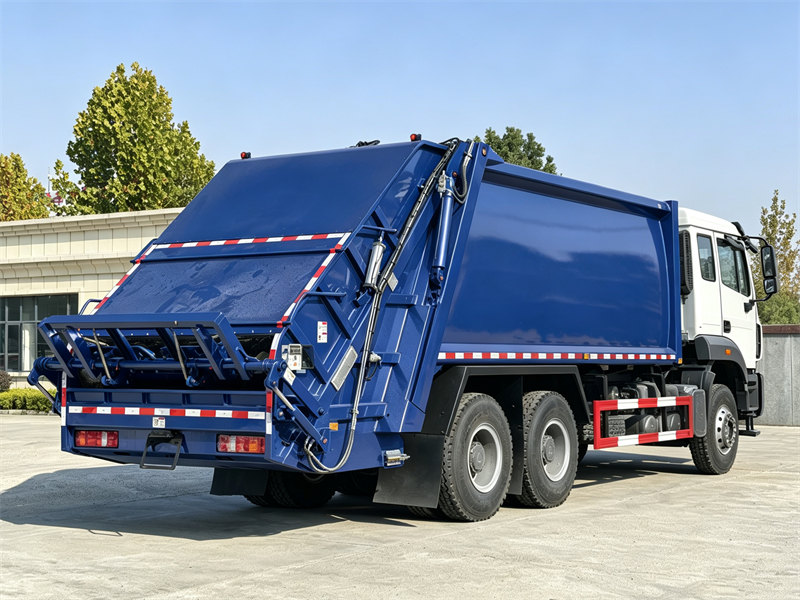 Beiben 6&times;4 rear loader garbage truck