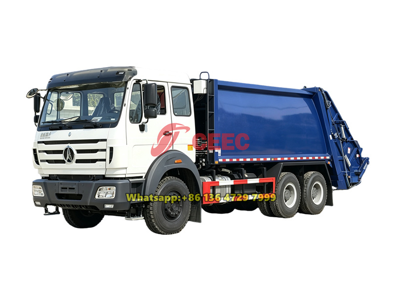 Beiben 6&times;4 20CBM refuse compactor truck