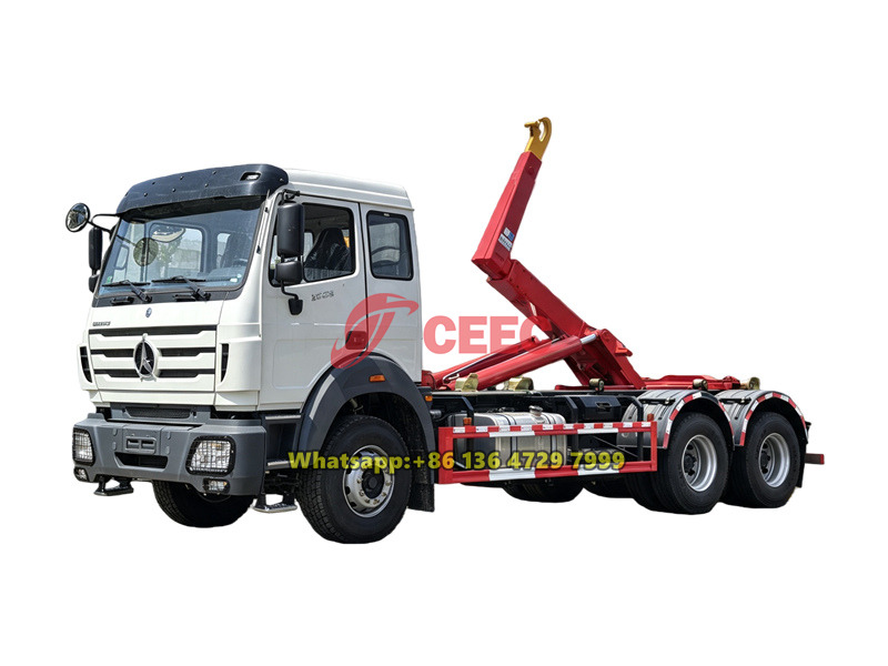 Beiben 6×4 hook loader garbage truck Beiben 6×4 hook loader garbage truck
