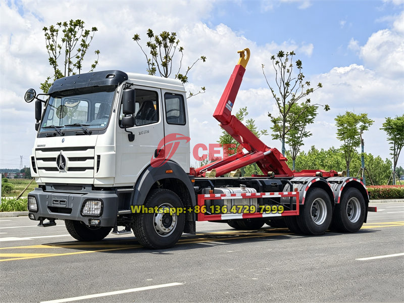 Beiben 6&times;4 hooklift truck