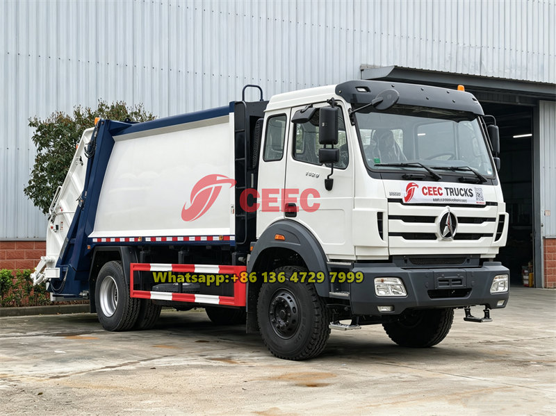 Beiben 1929 truck mounted rear loader