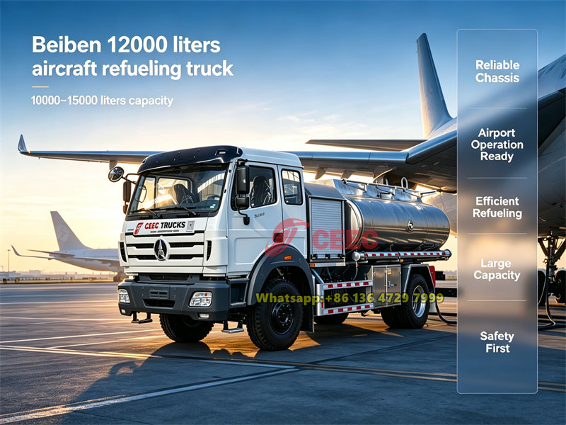 Beiben 4×2 aviation refueler truck for sale Beiben 4×2 aviation refueler truck for sale