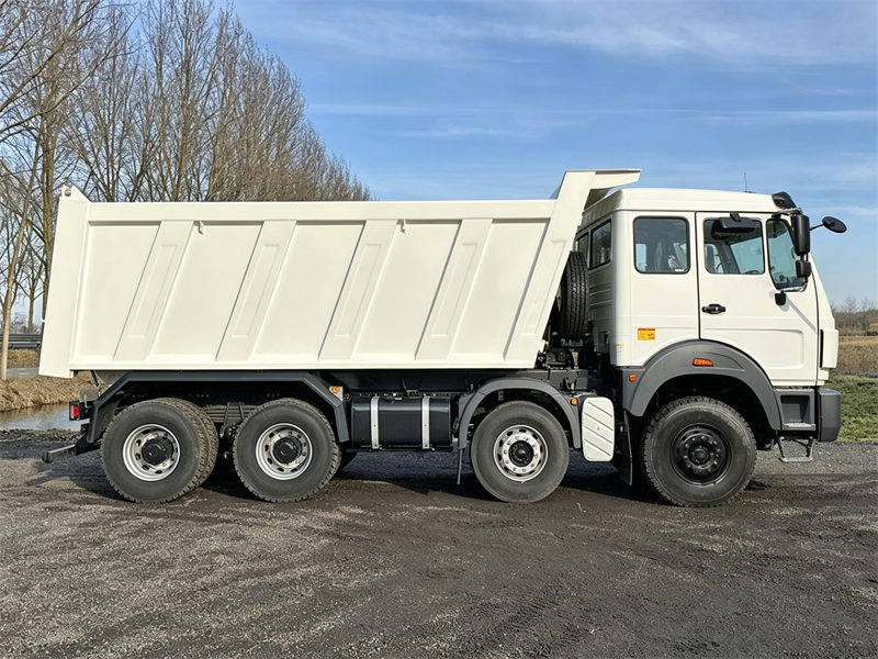 Beiben 8&times;4 heavy duty construction dumper truck