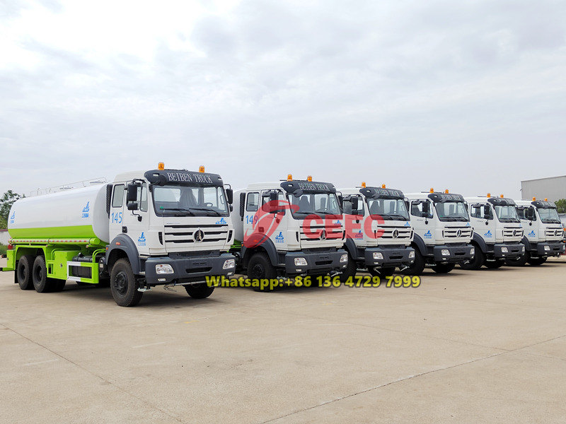 Beiben 6×4 heavy duty water bowser trucks Beiben 6×4 heavy duty water bowser trucks