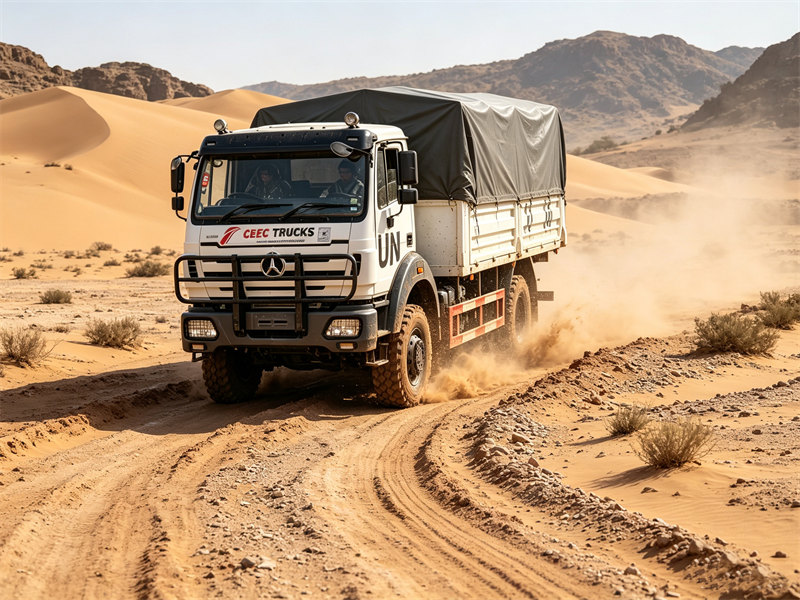 Beiben 4x4 troop carrier truck