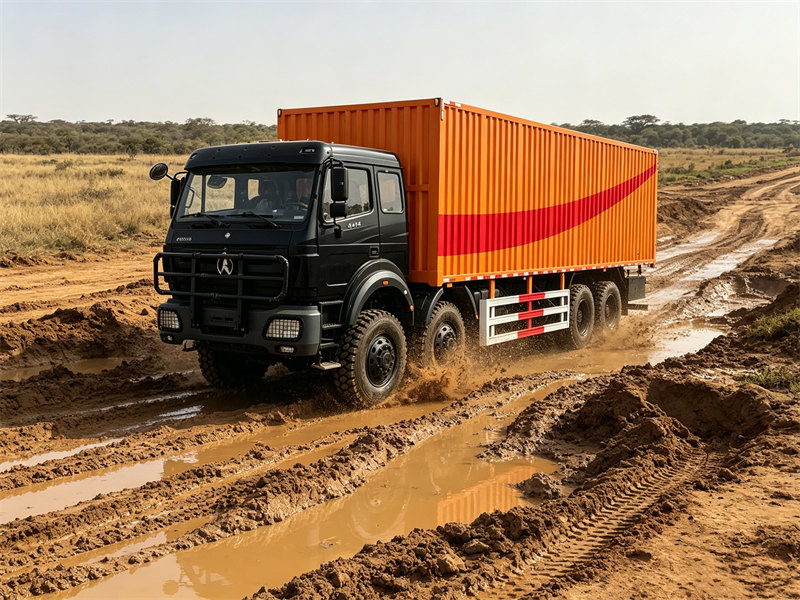 Beiben 8x8 drive truck