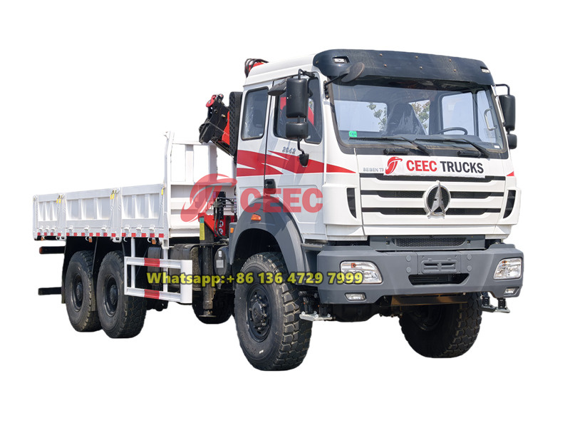 Beiben 6×6 truck mounted crane Beiben 6×6 truck mounted crane