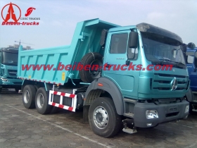 Durable Beiben NG80 Heavy Duty 6x4 dumper truck