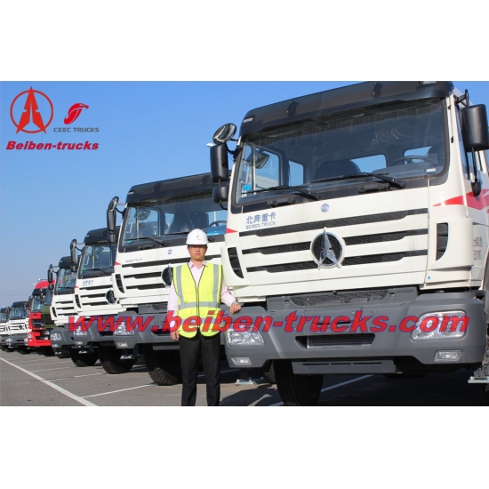 china baotou Beiben 10 wheeler tractor truck/north benz truck head