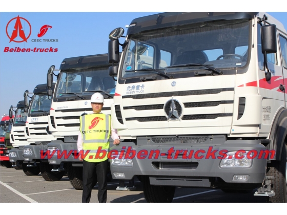 china baotou Beiben heavy tractor truck 10 wheels
