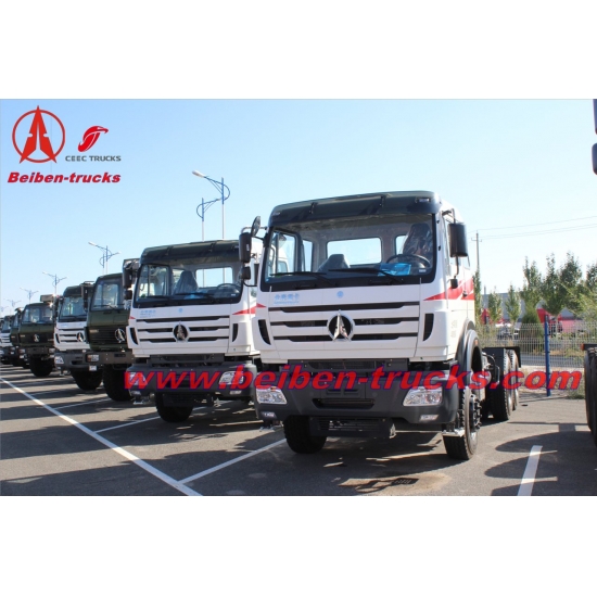 North Benz truck tractor 6*4 towing truck in congo