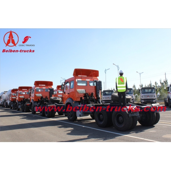 congo Beiben 10 wheels prime mover 420hp benz technology tractor truck