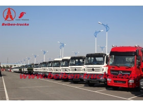 congo Beiben 420hp tractor truck 2642S 10 tires truck head for haulage  supplier