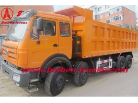 china best price for north benz 8*4 dump trucks