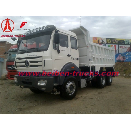 Baotou North Benz 10 tires camion benne/engineering truck  manufacturer
