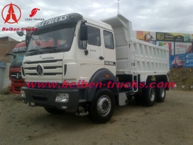 Baotou North Benz 10 tires camion benne/engineering truck  manufacturer