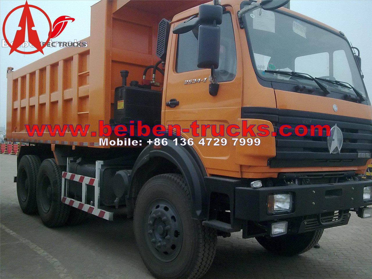 china 2634K tipper truck manufacturer