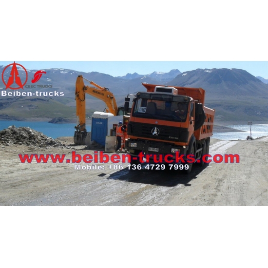 baotou Beiben NG80 25ton tipper 6*4 dump truck north benz  for sale