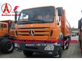 china best manufacturer for beiben 6*4 drive camions benne