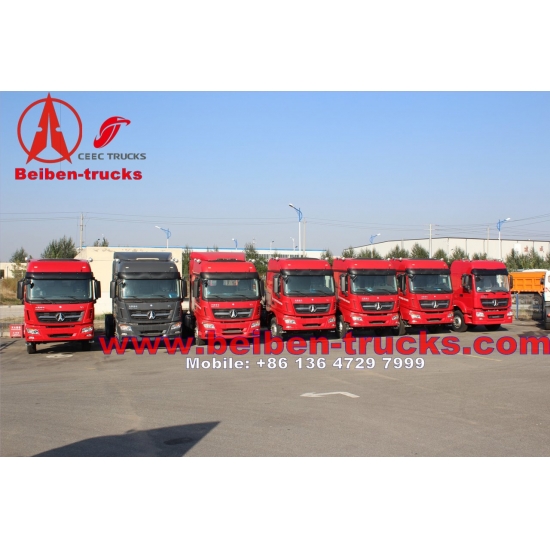 congo customer New model North Benz BEIBEN Tractor Truck LHD/RHD with 336hp, 375hp