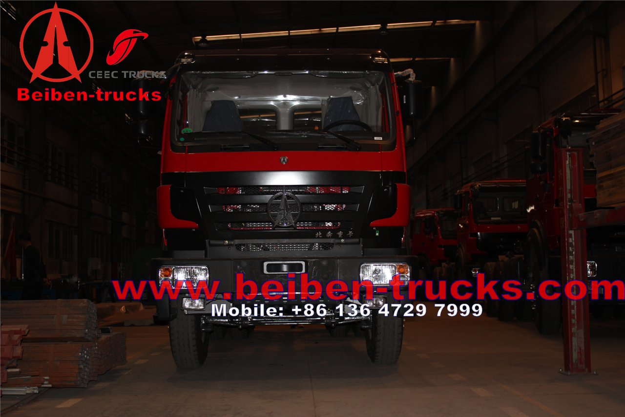 tanzania Beiben Mercedes Benz 6x4 340hp Tractor Truck Trailer