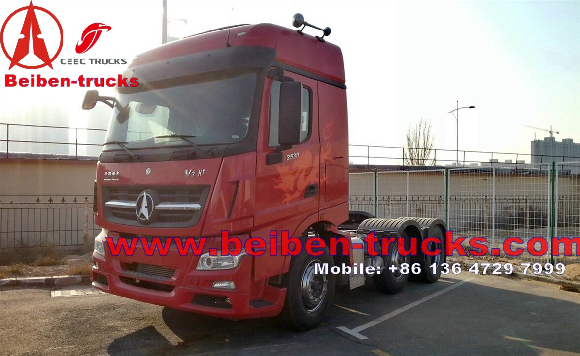Beiben Truck Tractor V3 6x4 New Trailer Head Truck   price