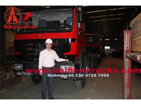 Mecedes Benz Technology Beiben Truck 6X4 Tractor Head LHD Drive 420hp ND4253B34J for Africa Market