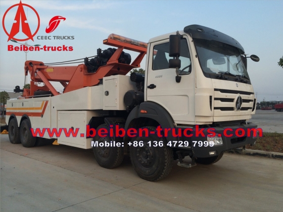 china North benz right hand drive heavy duty recovery truck  price