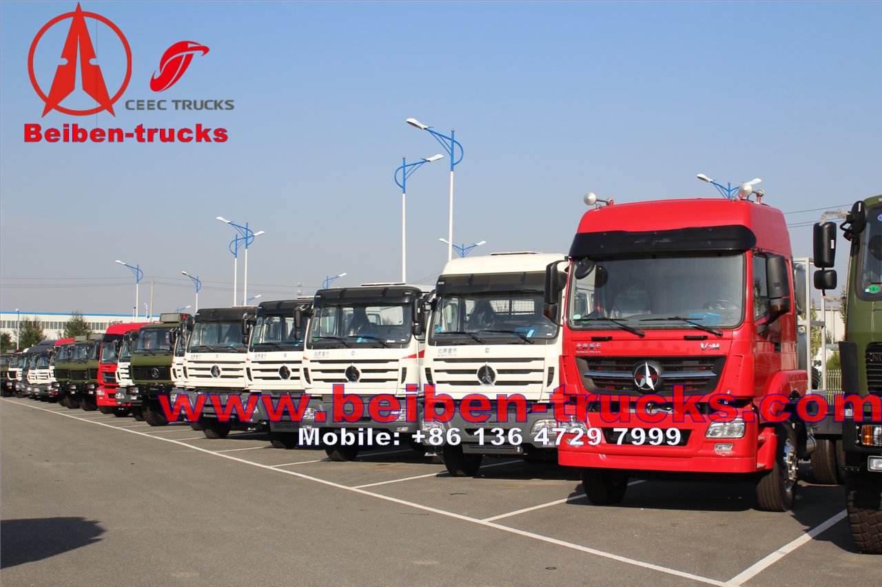 china Beiben Truck NG80 Tractor Trailer supplier for congo