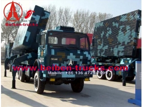 used baotou beiban left hand drive 4*4 wheel military truck chassis supplier