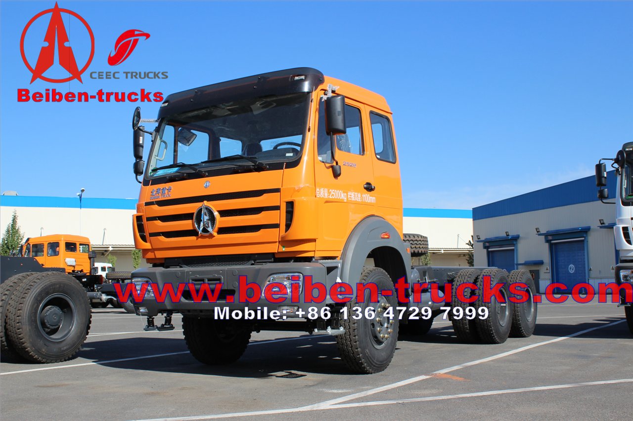 china 380hp BEIBEN North Benz 6x4 tractor camion  for congo country