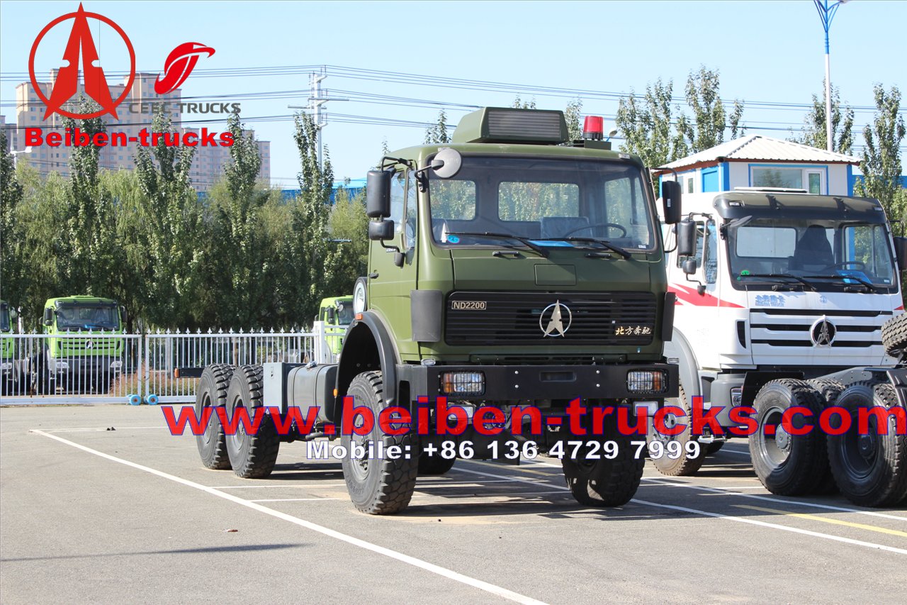 china Beiben Brand 6x4 380hp Automatic Transmission Tractor Truck
