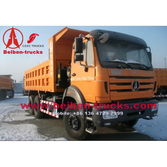 Durable Beiben 290HP 6x4 Heavy Duty dump truck for sale in Dubai
