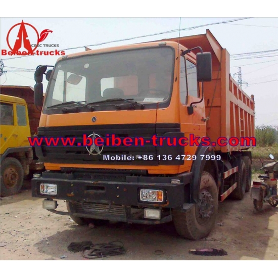 cheap Mercedes Benz Technology North Benz WEICHAI Engine 6x4 336hp EURO III Beiben Tipper Truck beiben dump truck for sale