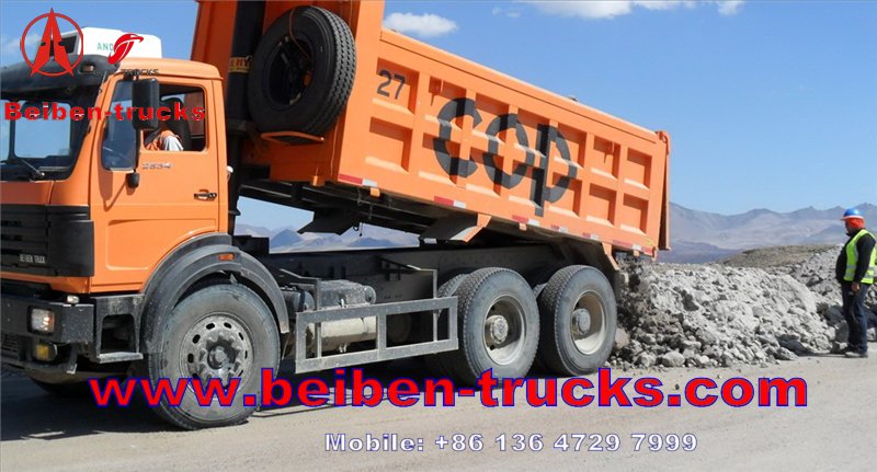 High Quality 25T 6*4 16CBM-18CBM 380hp Beiben Dump Truck  manufacturer