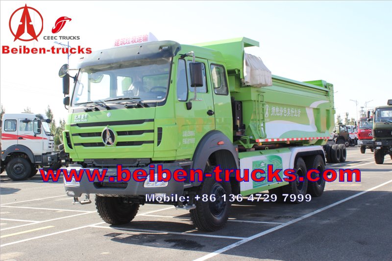 congo 380hp north benz 8x4 Beiben 30t dump truck for sale