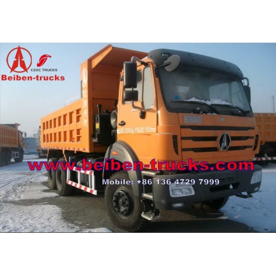 china The 2013 New Heavy Duty Truck Baotou Beiben Dump Truck 6X4 with 10 Wheels EuroIII