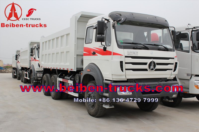 BEIBEN tipper truck 20T 340hp North Benz 6*4 dump truck mining truck for congo customer