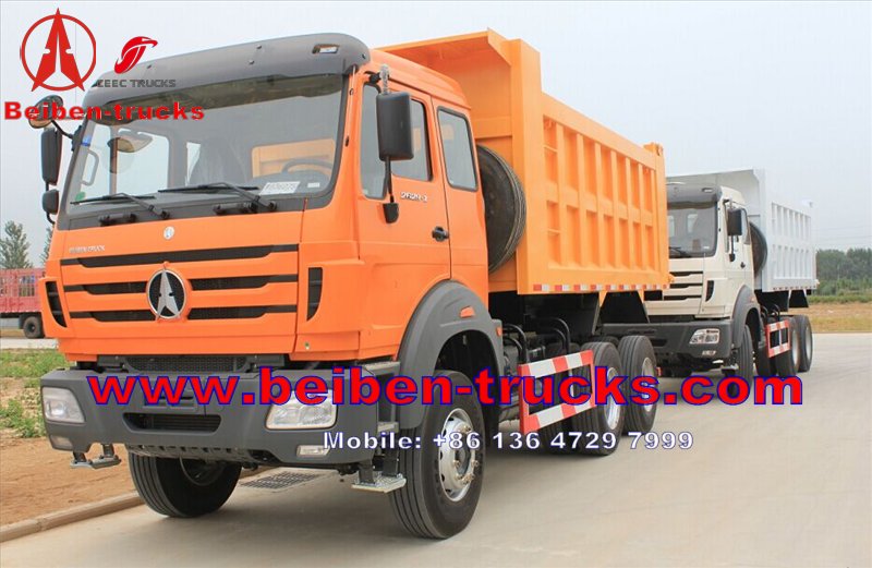 china North Beiben 6x4 china made dump truck 25 ton dump truck  price