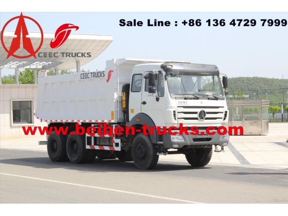 china Beiben Truck 6x4 Dump Trucks Right Hand Drive supplier