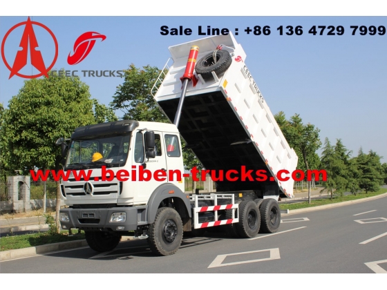 china north benz 380 hp dump tipper truck manufacturer